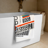Bogota Colombia Colombian Flag Beach Towel Pool Towel Bath Sauna Bathroom Vacation Travel Summer Towels Gift Beach Towel Pool Towel