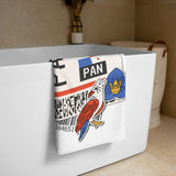 Panama Panamanian Flag Beach Towel Pool Towel Bath Sauna Bathroom Vacation Travel Summer Towels Gift Beach Towel Pool Towel