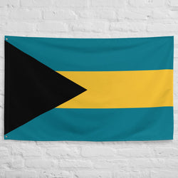 Bahamas Bahamian Flag Wall Decor Art Print Banner Gift Ideas