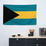 Bahamas Bahamian Flag Wall Decor Art Print Banner Gift Ideas