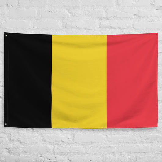 Belgium Belgian Flag Wall Decor Art Print Banner Gift Ideas