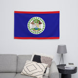 Belize Belizean Flag Wall Decor Art Print Banner Gift Ideas