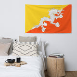 Bhutan Bhutanese Flag Wall Decor Art Print Banner Gift Ideas