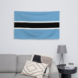 Botswana Flag Wall Decor Art Print Banner Gift Ideas