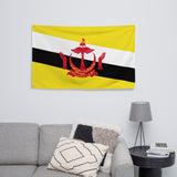 Brunei Bruneian Flag Wall Decor Art Print Banner Gift Ideas