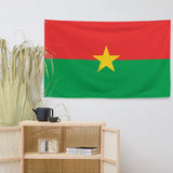 Burkina Faso Flag Wall Decor Art Print Banner Gift Ideas