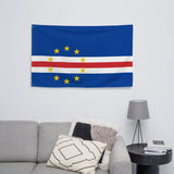 Cabo Verde Verdean Flag Wall Decor Art Print Banner Gift Ideas