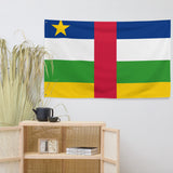 Central African Republic Flag Wall Decor Art Print Banner Gift Ideas
