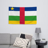 Central African Republic Flag Wall Decor Art Print Banner Gift Ideas