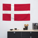 Denmark Danish Flag Wall Decor Art Print Banner Gift Ideas