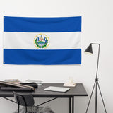 El Salvador Salvadoran Flag Wall Decor Art Print Banner Gift Ideas