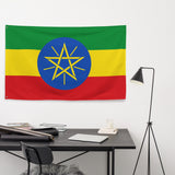 Ethiopia Ethiopian Flag Wall Decor Art Print Banner Gift Ideas