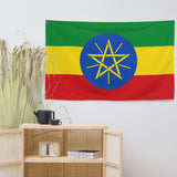 Ethiopia Ethiopian Flag Wall Decor Art Print Banner Gift Ideas