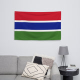 Gambia Gambian Flag Wall Decor Art Print Banner Gift Ideas