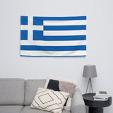 Greece Greek Flag Wall Decor Art Print Banner Gift Ideas