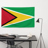Guyana Guyanese Flag Wall Decor Art Print Banner Gift Ideas