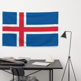 Iceland Island Icelandic Flag Wall Decor Art Print Banner Gift Ideas
