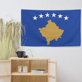 Kosovo Kosovar Flag Wall Decor Art Print Banner Gift Ideas