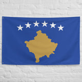 Kosovo Kosovar Flag Wall Decor Art Print Banner Gift Ideas
