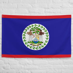 Belize Belizean Flag Wall Decor Art Print Banner Gift Ideas
