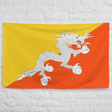 Bhutan Bhutanese Flag Wall Decor Art Print Banner Gift Ideas