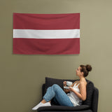 Latvia Latvian Flag Wall Decor Art Print Banner Gift Ideas