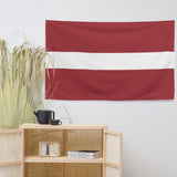 Latvia Latvian Flag Wall Decor Art Print Banner Gift Ideas