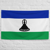 Lesotho Basotho Flag Wall Decor Art Print Banner Gift Ideas