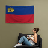 Liechtenstein Liechtensteiner Flag Wall Decor Art Print Banner Gift Ideas