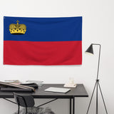 Liechtenstein Liechtensteiner Flag Wall Decor Art Print Banner Gift Ideas