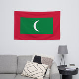 Maldives Maldivian Flag Wall Decor Art Print Banner Gift Ideas
