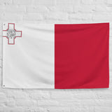 Malta Maltese Flag Wall Decor Art Print Banner Gift Ideas