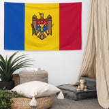 Moldova Moldovan Flag Wall Decor Art Print Banner Gift Ideas