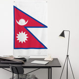 Nepal Nepalese Flag Wall Decor Art Print Banner Gift Ideas