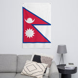 Nepal Nepalese Flag Wall Decor Art Print Banner Gift Ideas