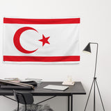 Northern Cyprus Flag Wall Decor Art Print Banner Gift Ideas