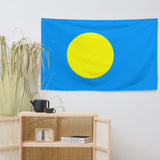 Palau Palauan Flag Wall Decor Art Print Banner Gift Ideas