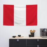 Peru Peruvian Flag Wall Decor Art Print Banner Gift Ideas