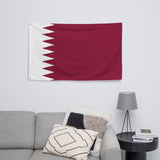 Qatar Qatari Flag Wall Decor Art Print Banner Gift Ideas