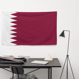 Qatar Qatari Flag Wall Decor Art Print Banner Gift Ideas