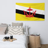 Brunei Bruneian Flag Wall Decor Art Print Banner Gift Ideas