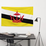 Brunei Bruneian Flag Wall Decor Art Print Banner Gift Ideas