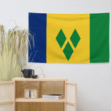 Saint Vincent and the Grenadines Flag Wall Decor Art Print Banner Gift Ideas