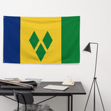 Saint Vincent and the Grenadines Flag Wall Decor Art Print Banner Gift Ideas