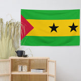 São Tomé and Príncipe Flag Wall Decor Art Print Banner Gift Ideas