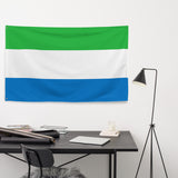 Sierra Leone Leonean Flag Wall Decor Art Print Banner Gift Ideas