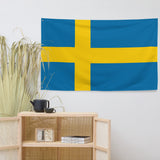 Sweden Sverige Swedish Flag Wall Decor Art Print Banner Gift Ideas