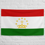 Tajikistan Tajik Flag Wall Decor Art Print Banner Gift Ideas