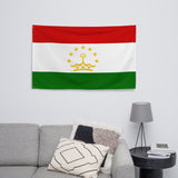 Tajikistan Tajik Flag Wall Decor Art Print Banner Gift Ideas