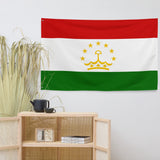 Tajikistan Tajik Flag Wall Decor Art Print Banner Gift Ideas